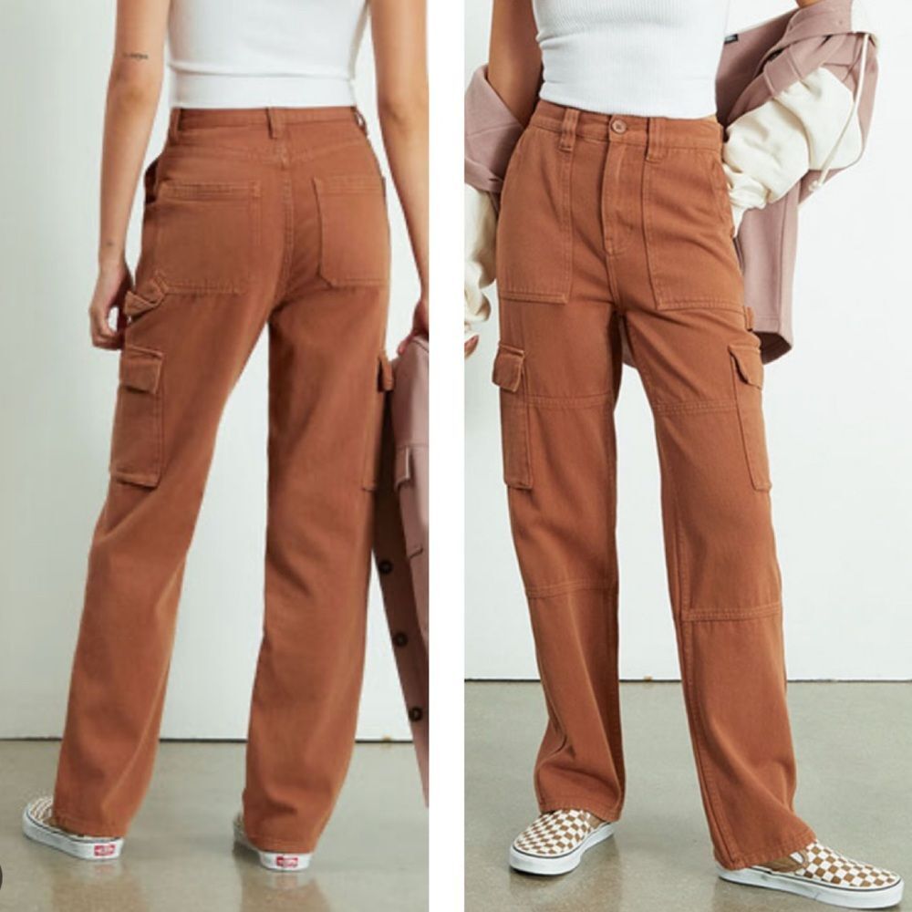PacSun Brown Cargo Skate Pants Womens Size 30